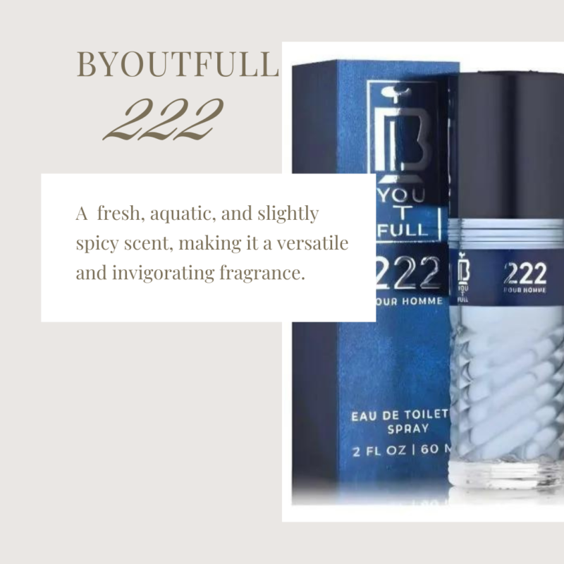 BYouTFull 222 Eau de Toilette Spray, 60ml/2oz, Inspired by D&G - Image 2