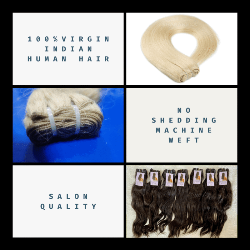 REMY 100% INDIAN HUMAN HAIR - BLONDE - Image 4